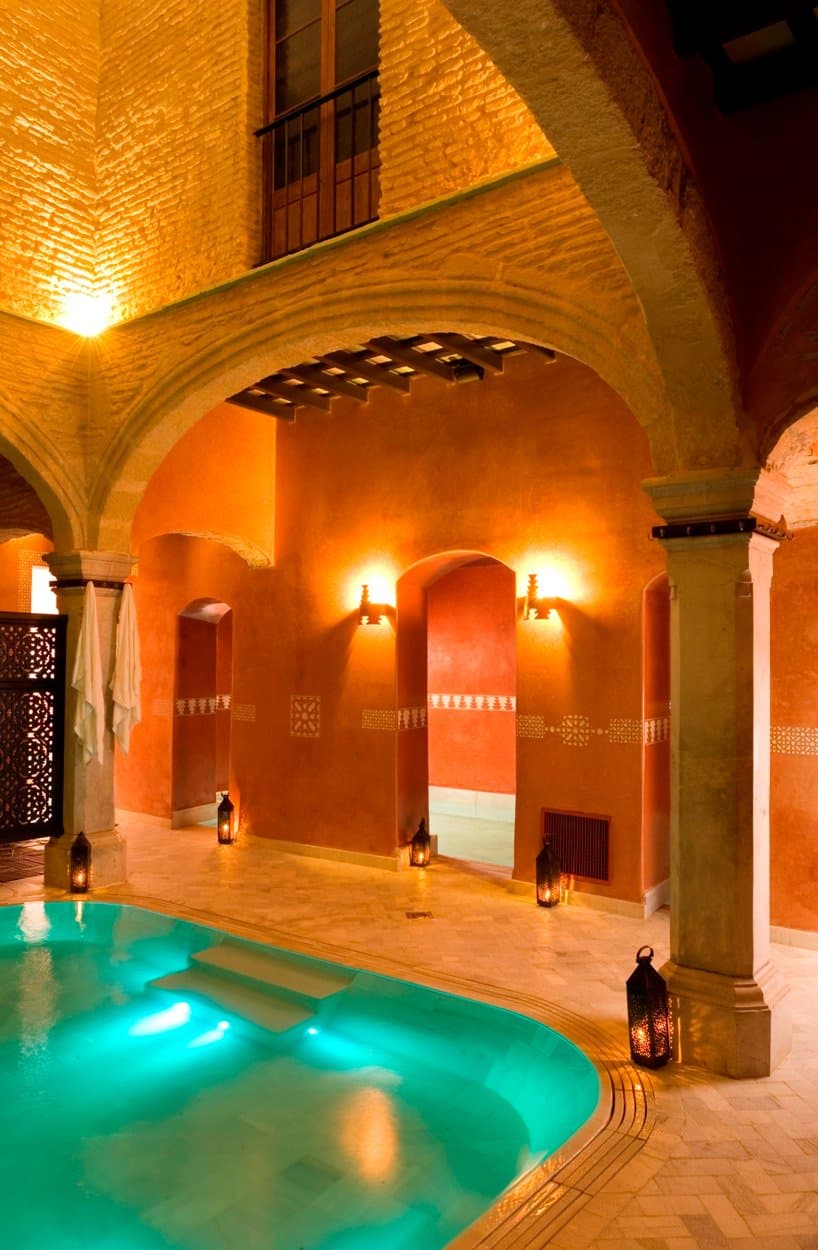 Piscina Templada y Caliente. Baños Árabes Hammam Andalusi Jerez