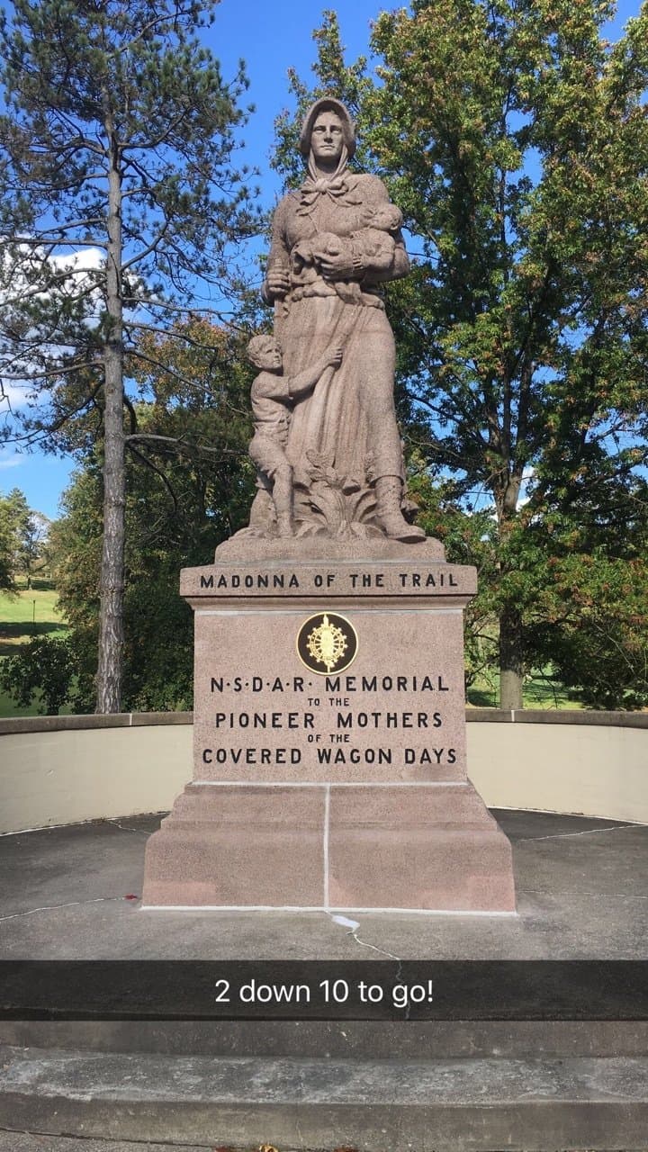 Madonna of the Trail Wheeling