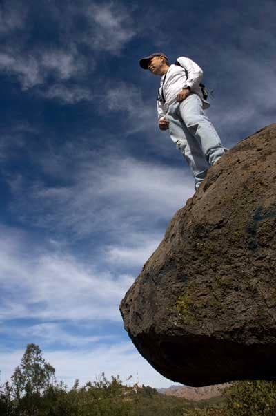 Lookout point at one end of the park.