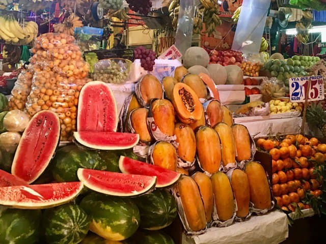 Fruits and vegetables