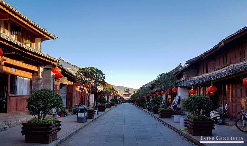Calle principal de Weishan Old Town