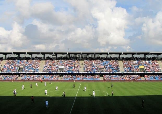 Stadion podczas meczu