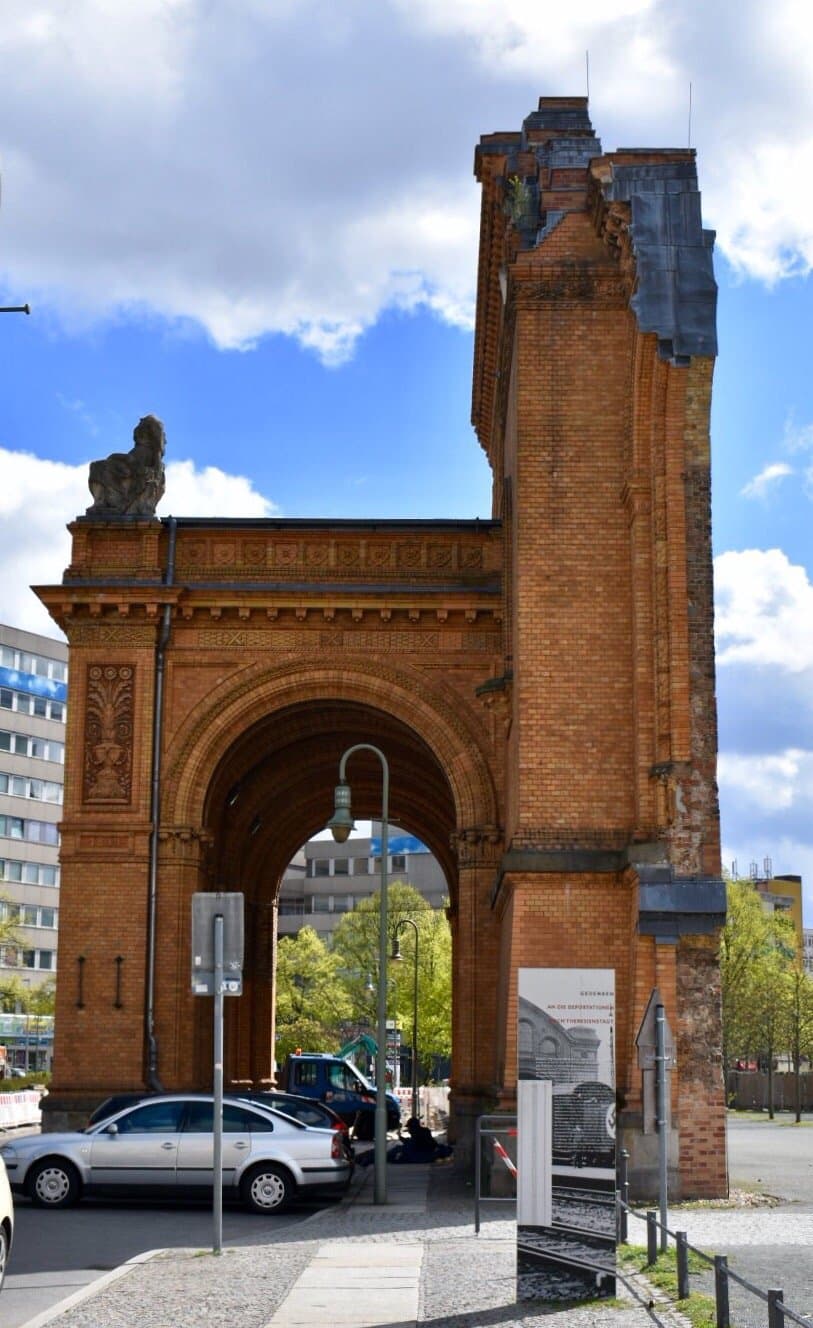 A beautiful facade is still left standing. We enjoyed reading about the history of the station a
