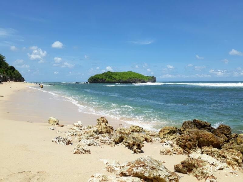 pantai yang bersih !