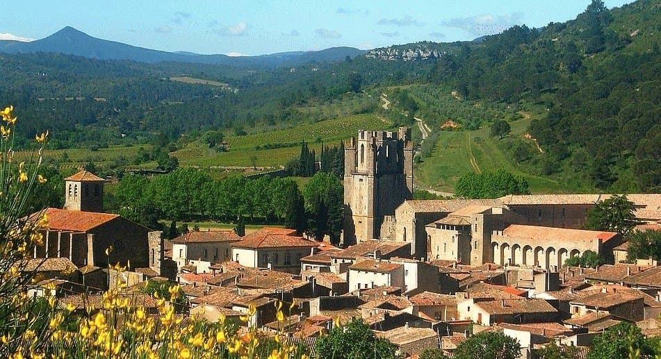 Vue générale de Lagrasse