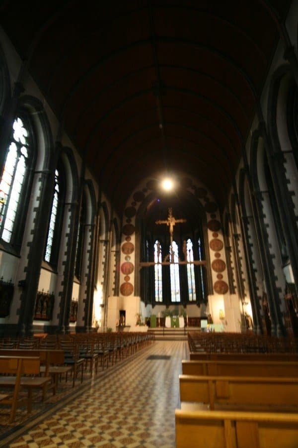 Inside this church