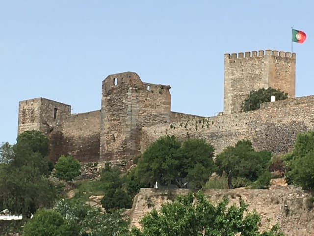 View of Monsaraz Castle Above