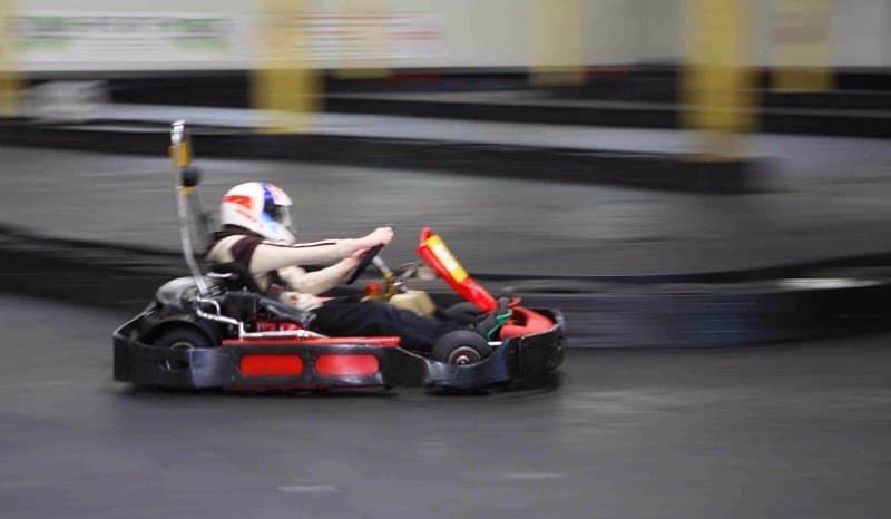 High speed go-karts.