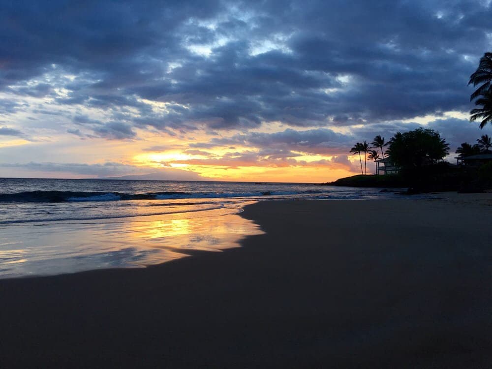 Sunset over Lana'i