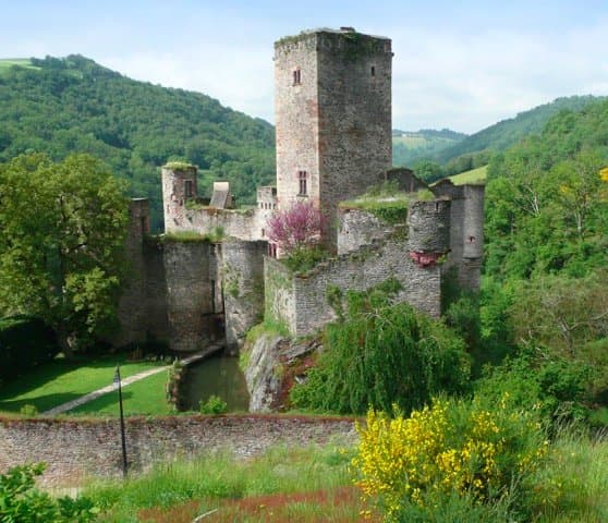 Springtime view of the front of the fortress