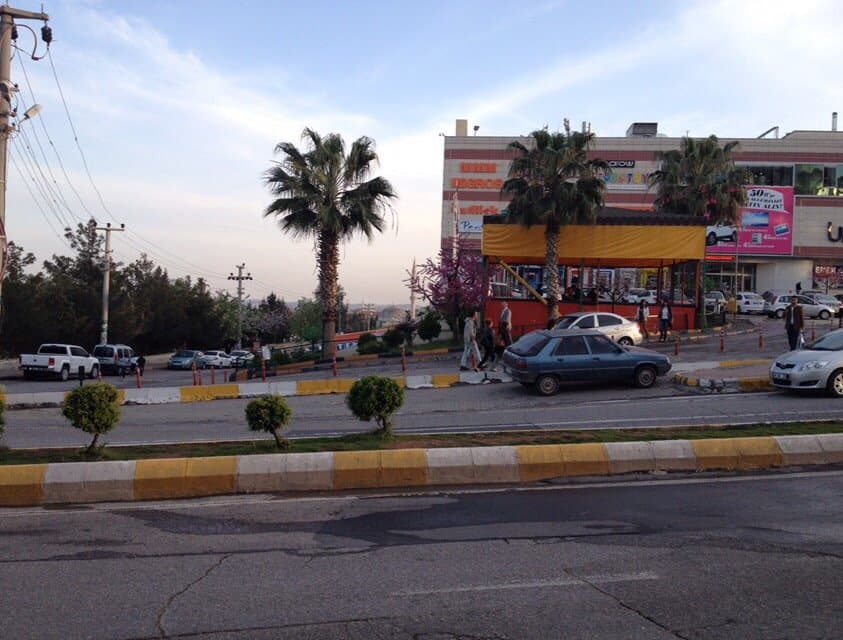 Outside the Mall