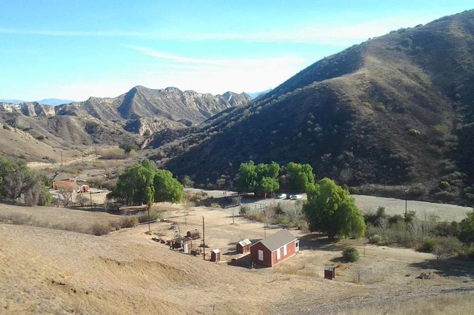 View from a trail just beyond the *paid* parking lot. The main trail is paved and fairly flat.