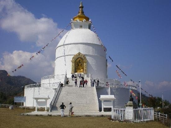 world peace pagoda,peacefull place ever ...full of green environment and full of buddisht cultur