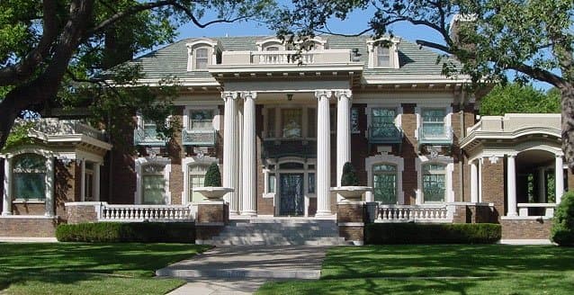 Front of Harrington House