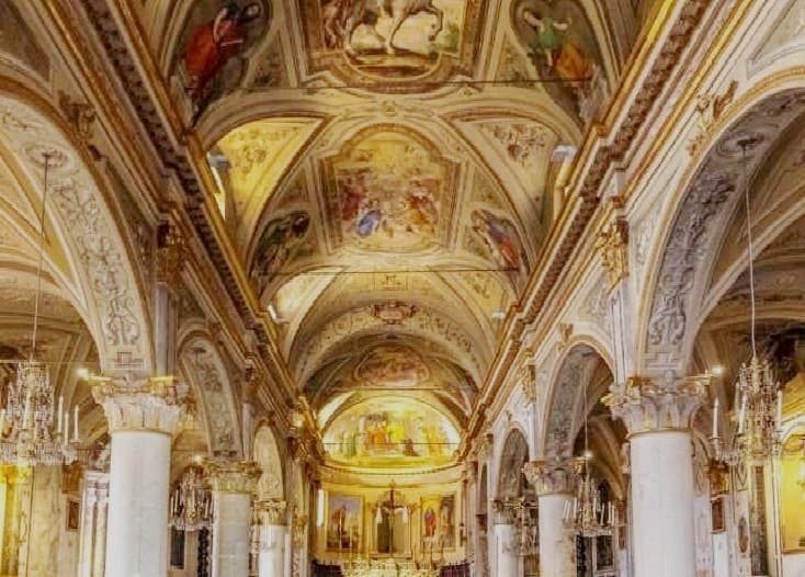 The San Matino Church, Interior.