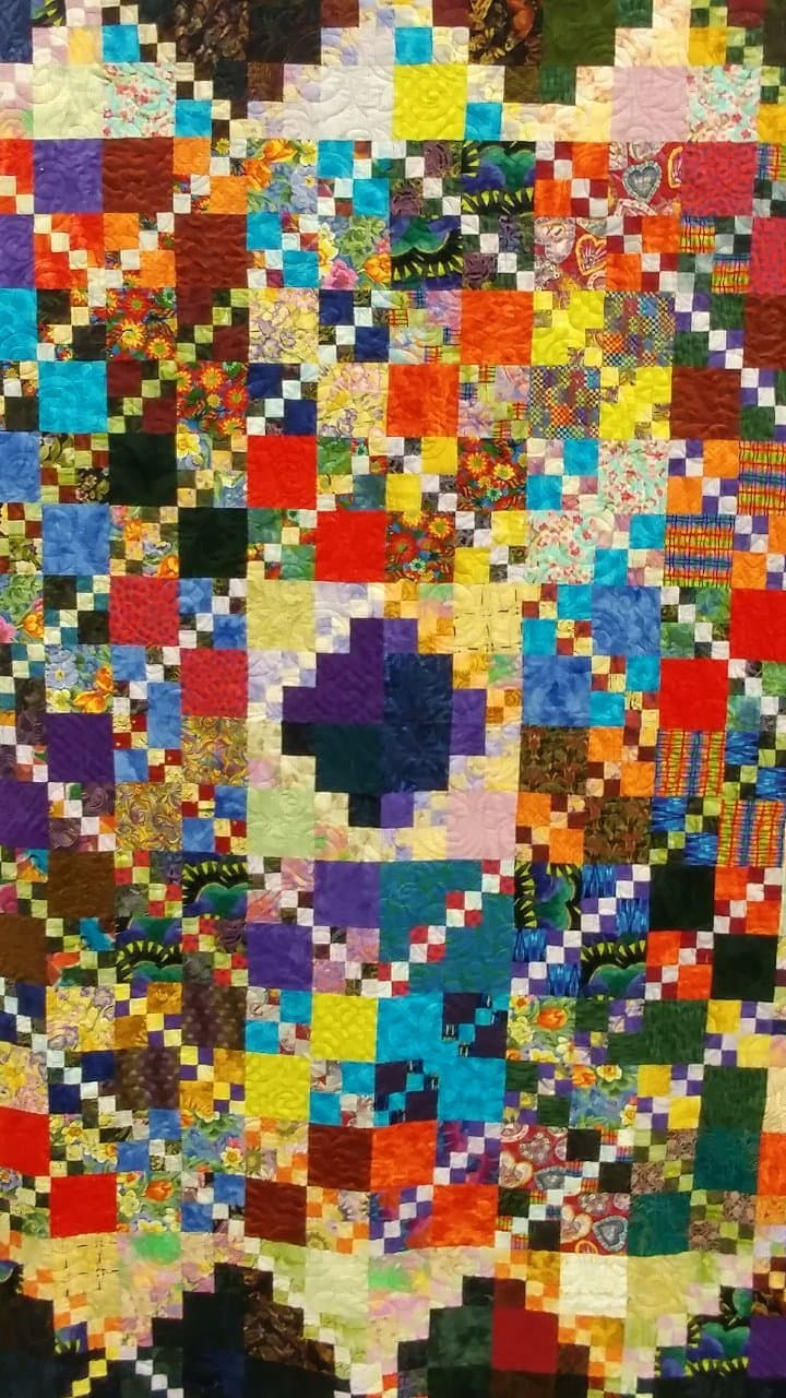 Quilt entered in the quilt show held at the HCYEC.