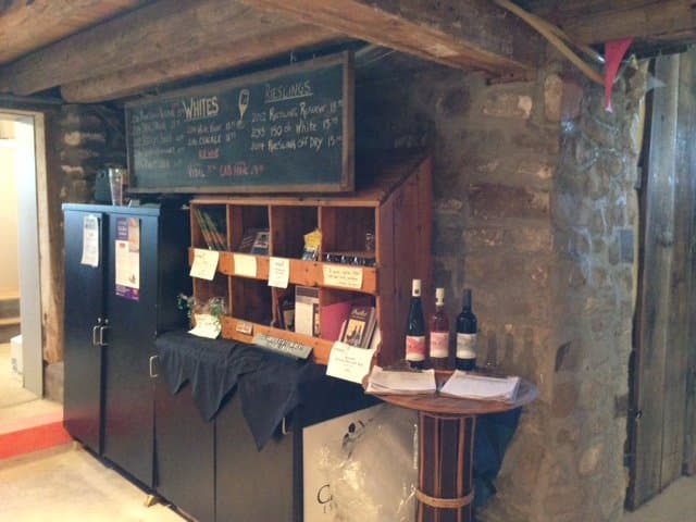Tasting room interior