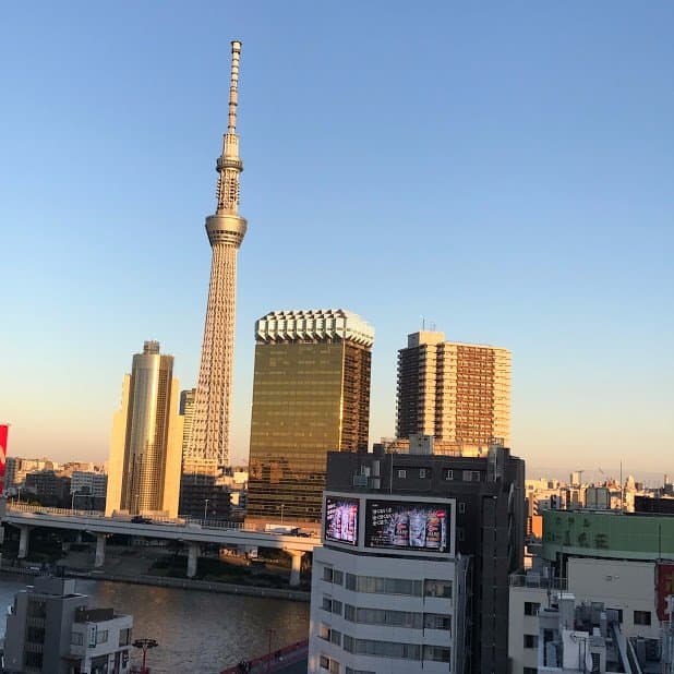 ８階より　夕暮れ前