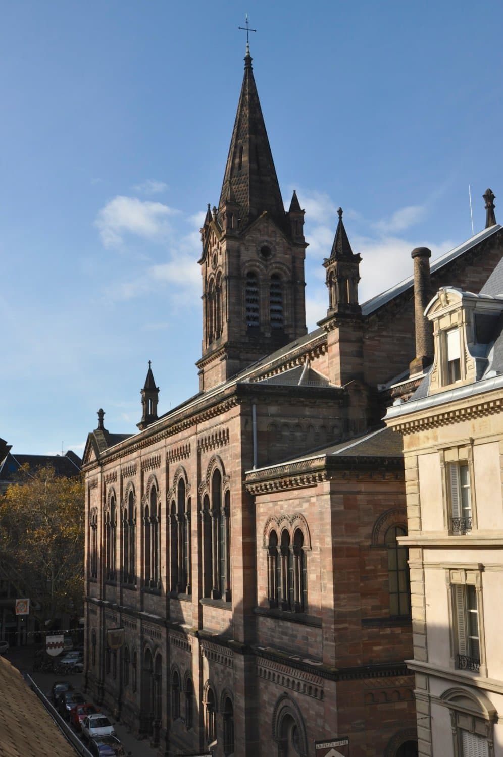 Vue extérieure du Temple Neuf