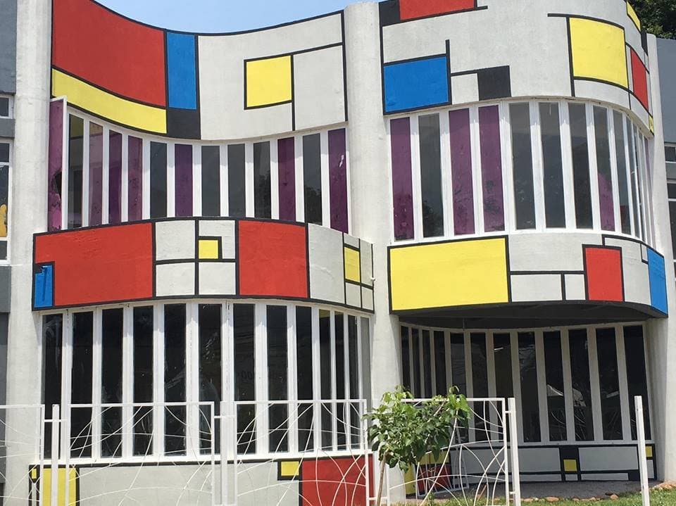 Arte realizada por grafiteiros muralistas de Porto Velho, Franciney e Rabisk