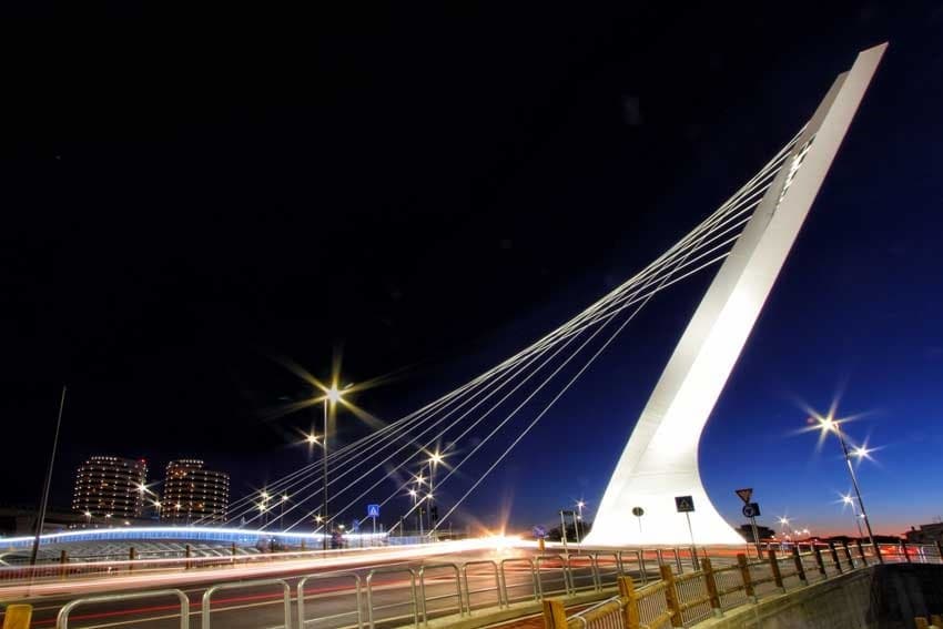 Il ponte in notturna