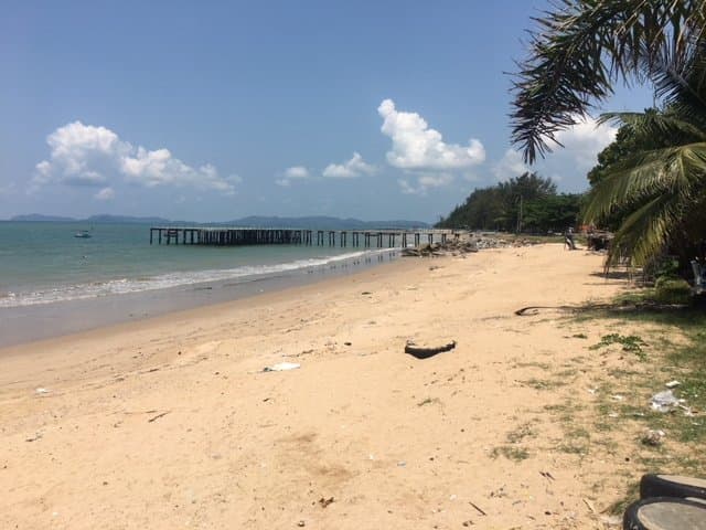 Phala Beach looking west