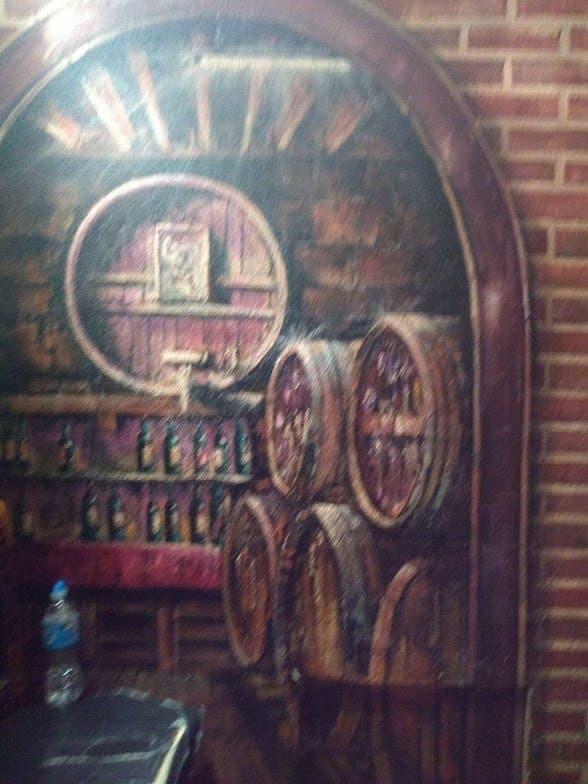 Mural at the entrance