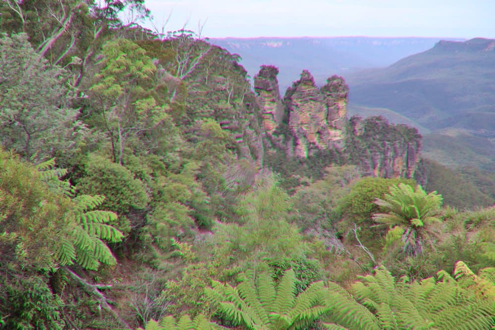 The three sisters from a distance