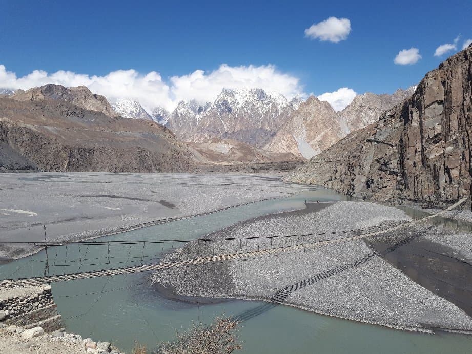 Hussaini Suspension Bridge Hunza Valley