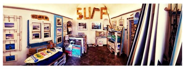 Inside Surflevanto shop 