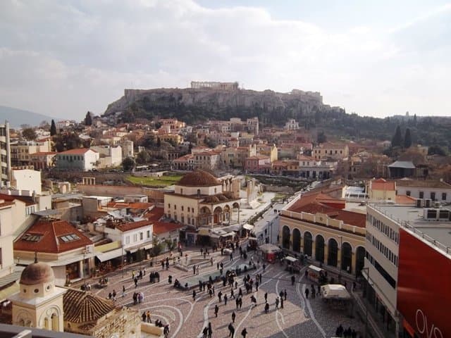 Explore Monastiraki Square and Flea Market