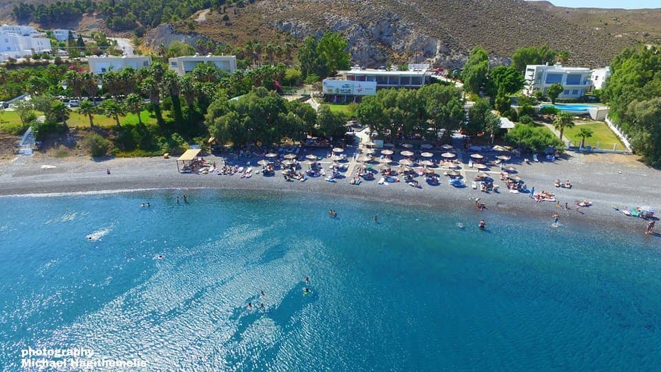 Beach view by drone.
