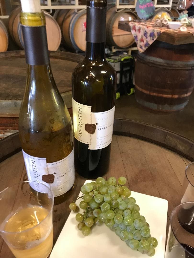 Van Ruiten Winery - the grapes and the wine!