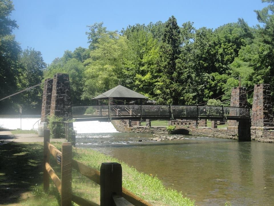 The waterfall