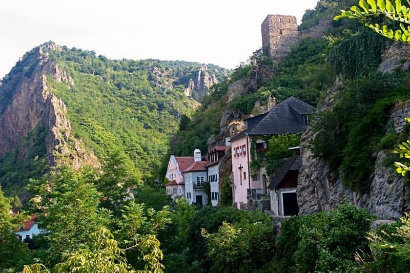 ruins of castle up there somewhere