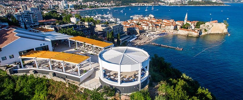 Restaurant Vista Vidikovac has a unique view, the most beautiful on the Montenegrin coast.