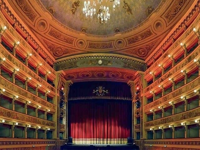 La sala teatrale