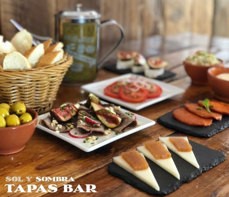 A selection of Sol y Sombra's cold tapas