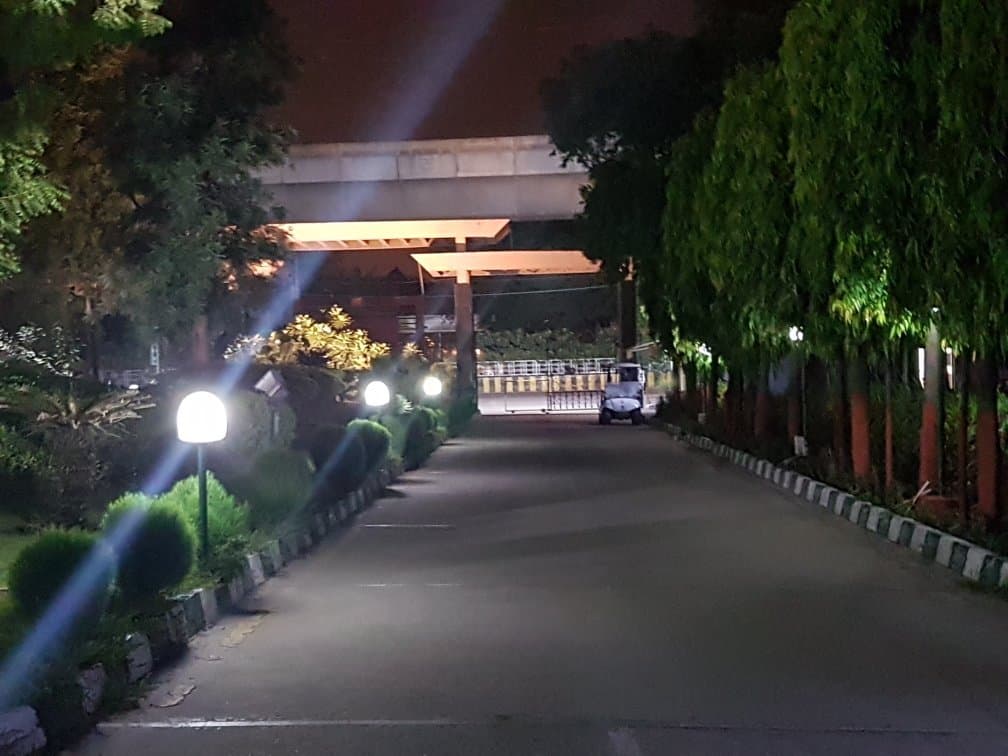 Main Entry Gate (Towards Metro Station), Parking Area, Main Building, Inside Bar of Noida Golf C