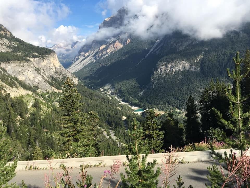 Panorama versante italiano