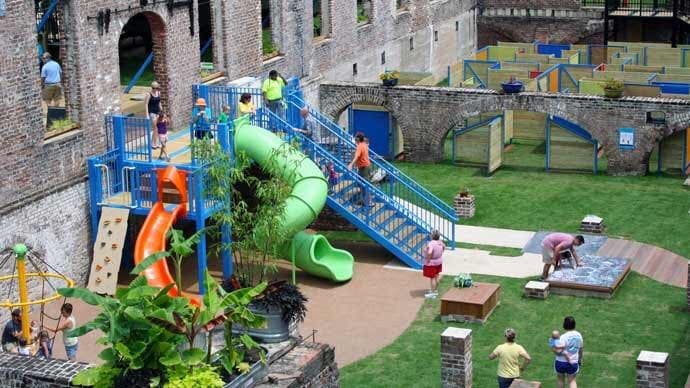 Explore dozens of exhibits, an exploration maze, a reading nook, a sensory garden, and more!