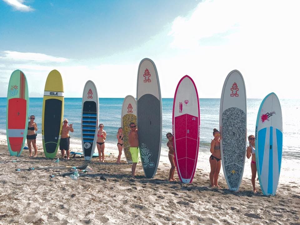 Ocean Motivation - Boards up group shot