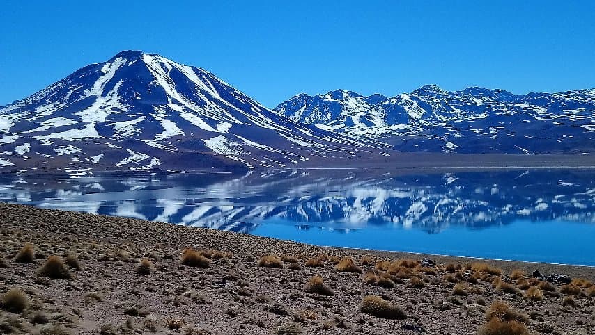 Laguna Miscanti and Laguna Miñiques Atacama Desert