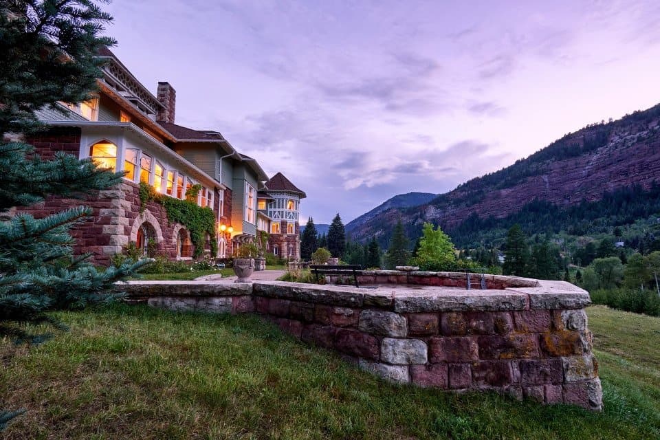 Redstone Castle at dusk