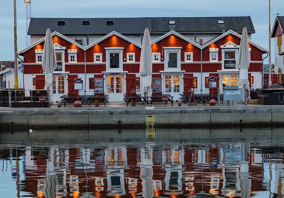 Skagen Fiskerestaurant at the harbour