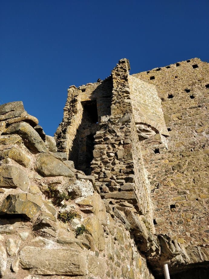 Sketrick Castle and Whiterock Bay Northern Ireland