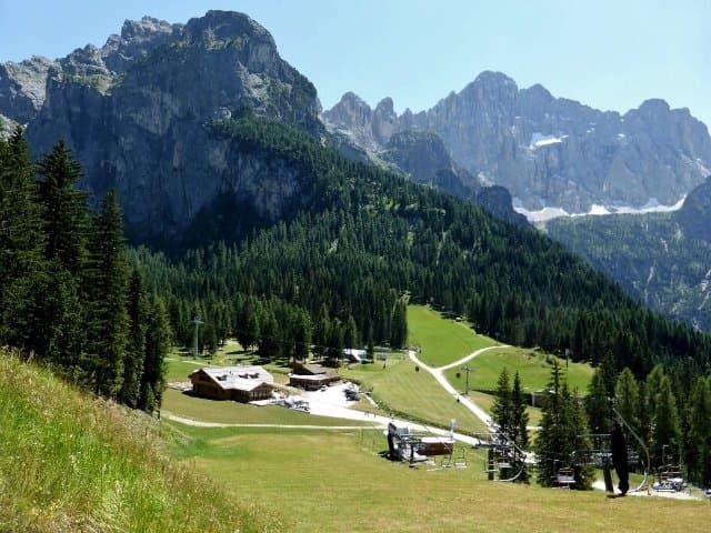 Panoramica sull'area