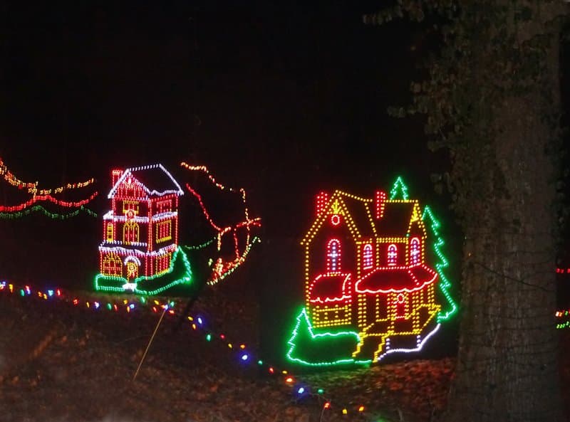 One of the many lighting displays.