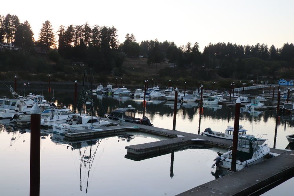 Part of the harbor