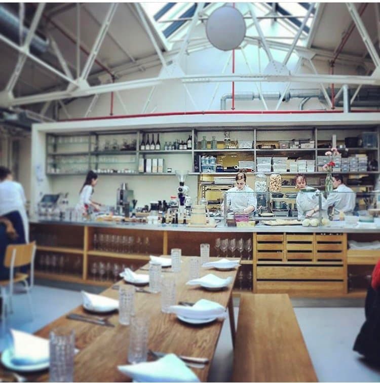 The restaurant 'Eska' in Prague, a house of the Ambient Group.